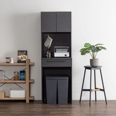 ［幅60］ マイズ ｜ 収納 ゴミ箱 スライド棚 食器棚 キッチンボード|キッチン