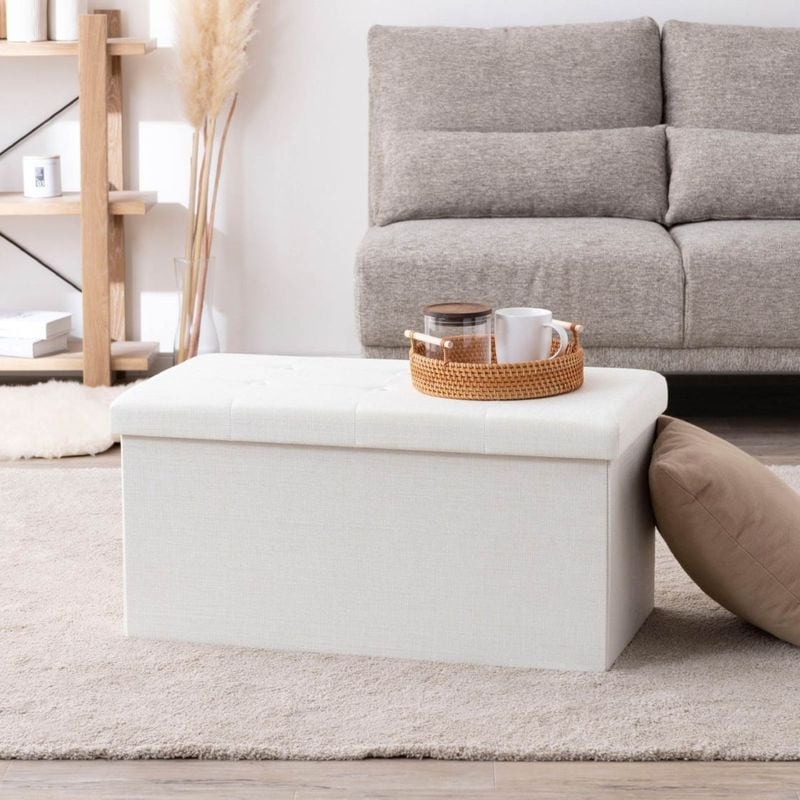 リーフ - L ｜ 収納 折りたたみ スツール 小物入れ インテリア 雑貨