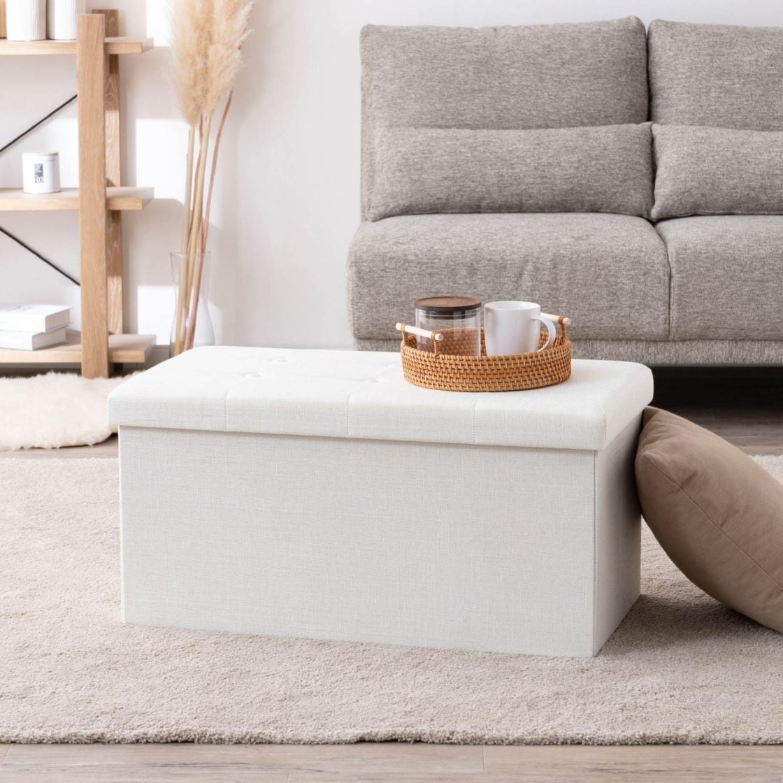 リーフ - L ｜ 収納 折りたたみ スツール 小物入れ インテリア 雑貨