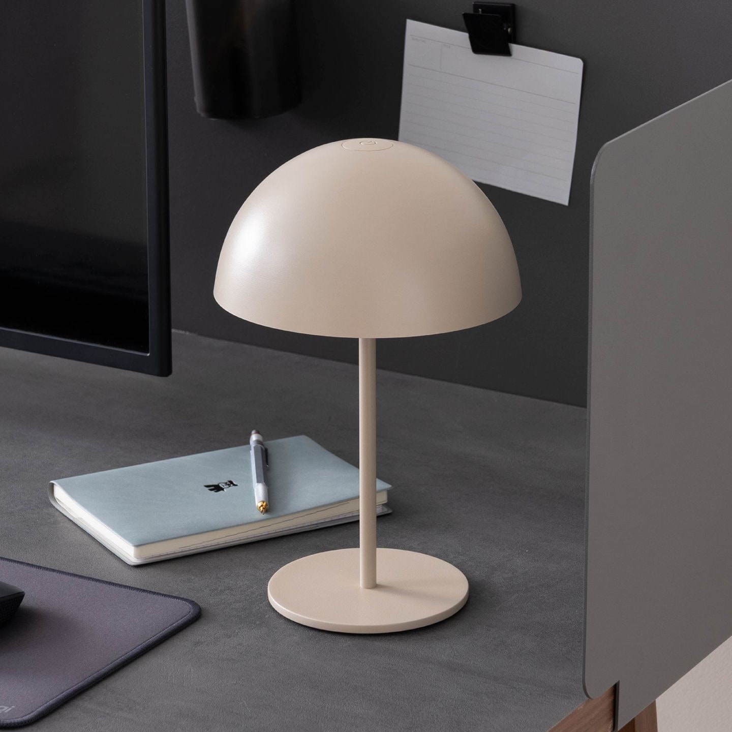 ドーム ｜ 無段階調光 コードレス USB充電 IP44 LED デスクランプ 照明