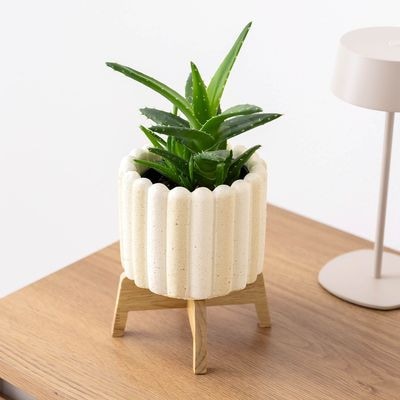 ヌノ ｜ 3号 4号 観葉植物 フェイクグリーン フラワーポッド プランター 植木鉢のサムネイル1