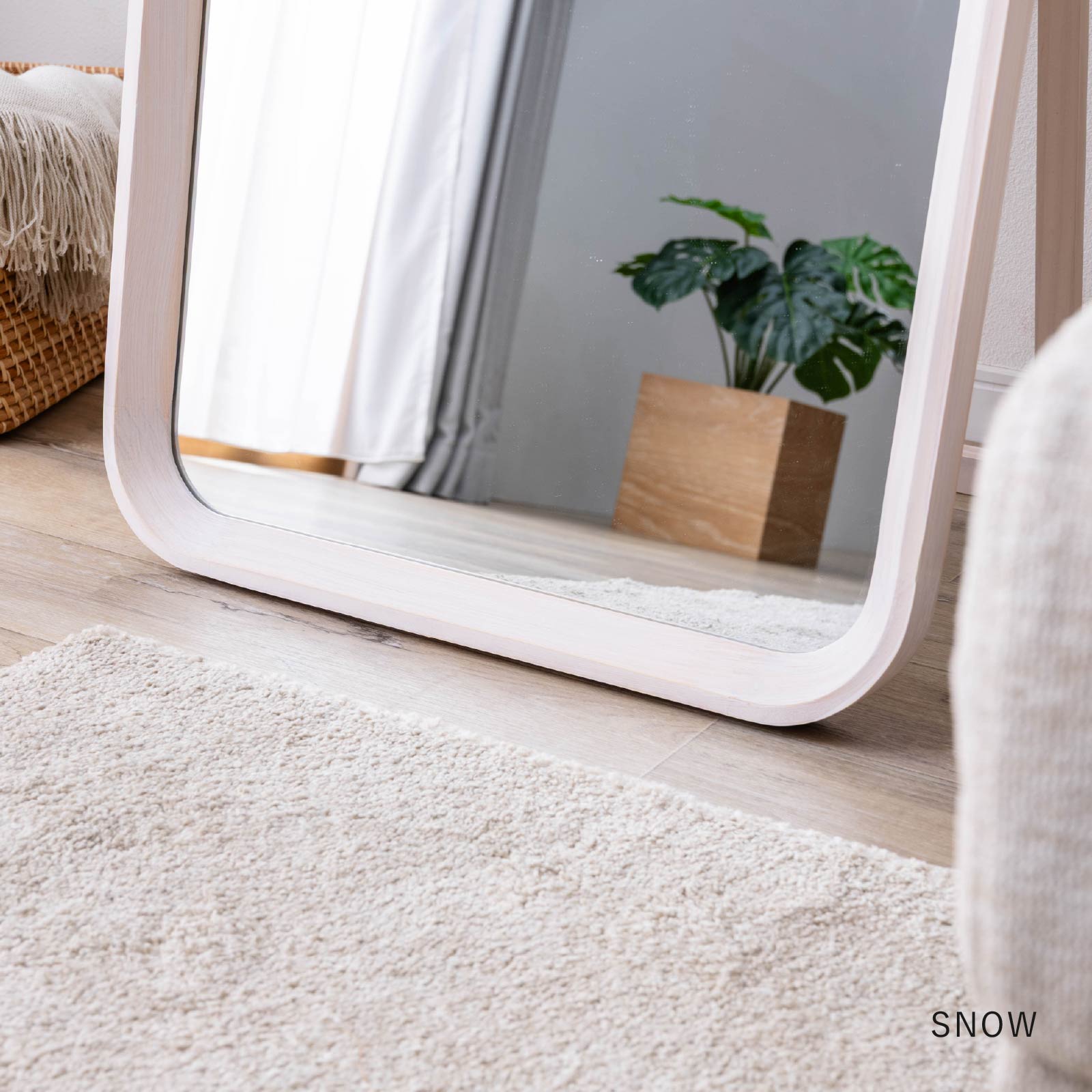 ルーマ ｜ 無垢材 自立型 全身鏡 ミラー インテリア 雑貨 画像15