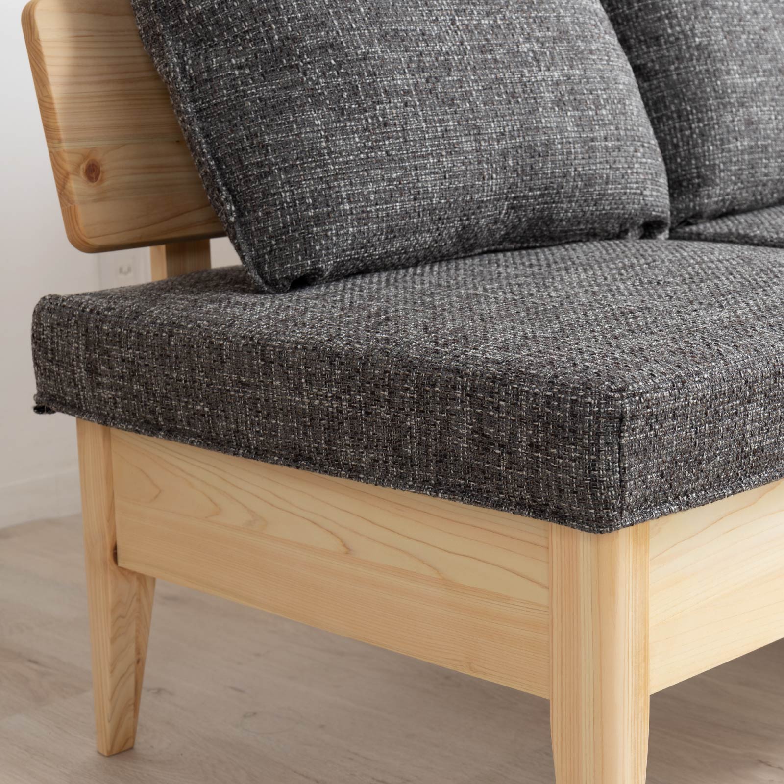 【5点セット】 モイスト ｜ ヒノキ 昇降式テーブル ソファ ダイニングセット