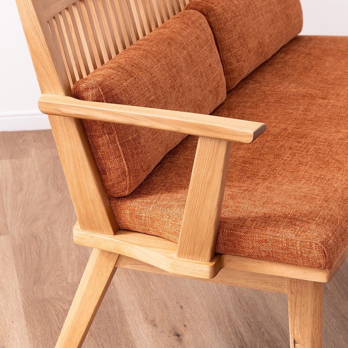 ［幅140］ 雅 ｜ 背付き ダイニングベンチ