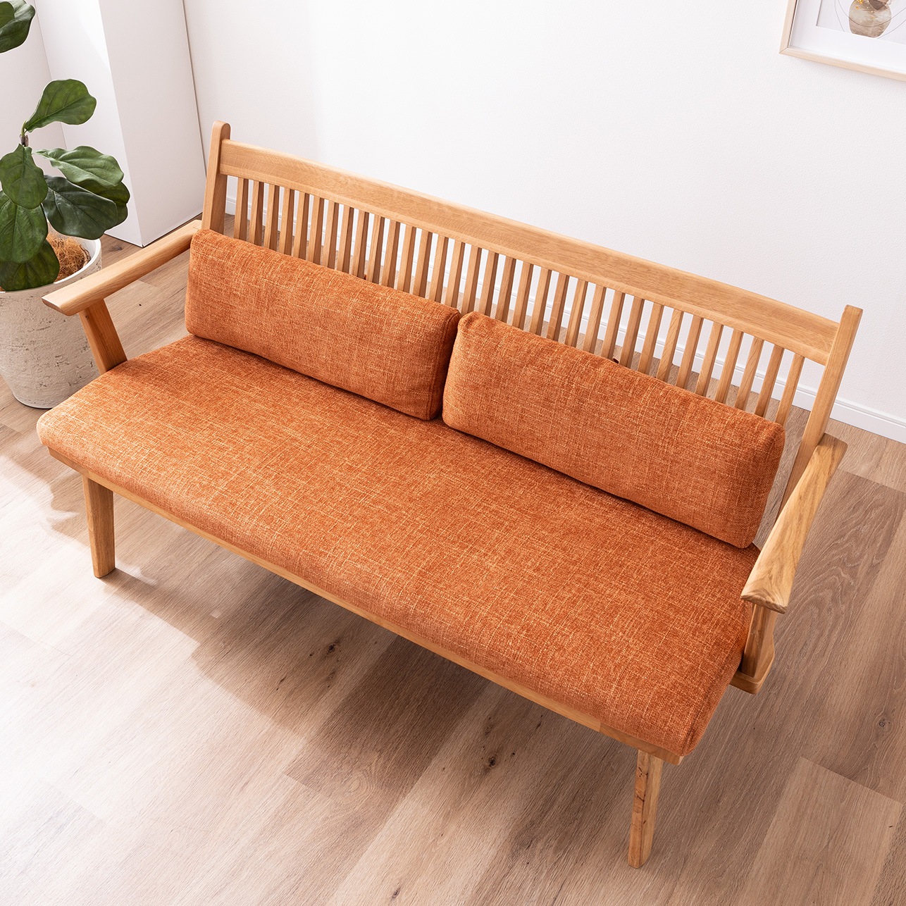 ［幅140］ 雅 ｜ 背付き ダイニングベンチ