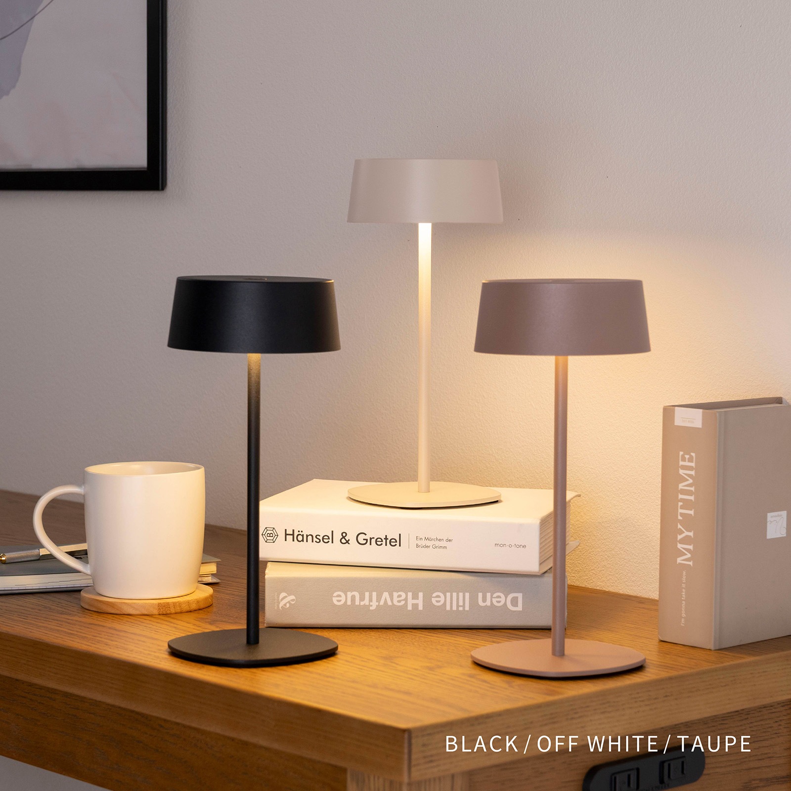 タヴィ 01 ｜ 無段階調光 コードレス USB充電 IP44 LED デスクランプ 照明 画像13