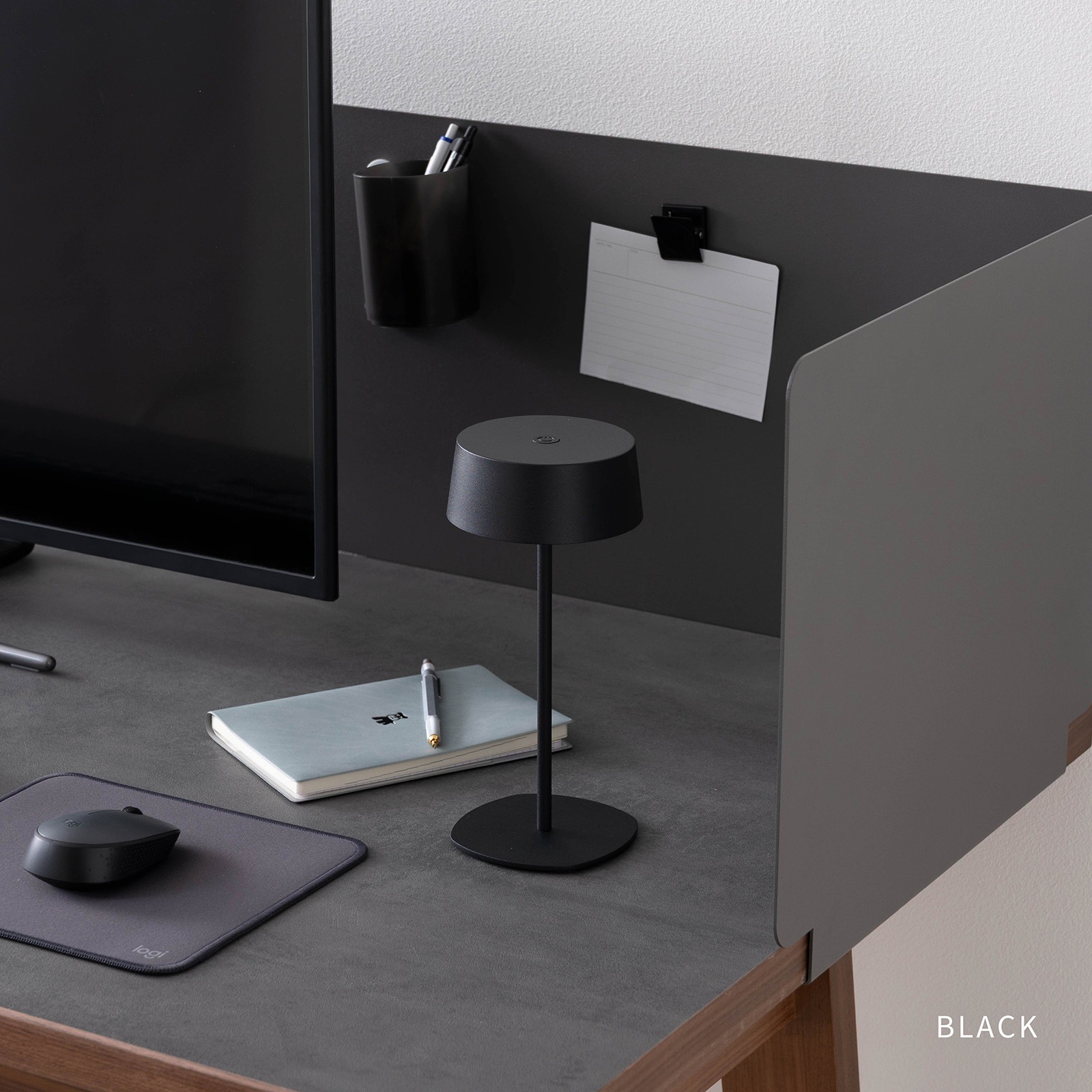 タヴィ 01 ｜ 無段階調光 コードレス USB充電 IP44 LED デスクランプ 照明 画像14