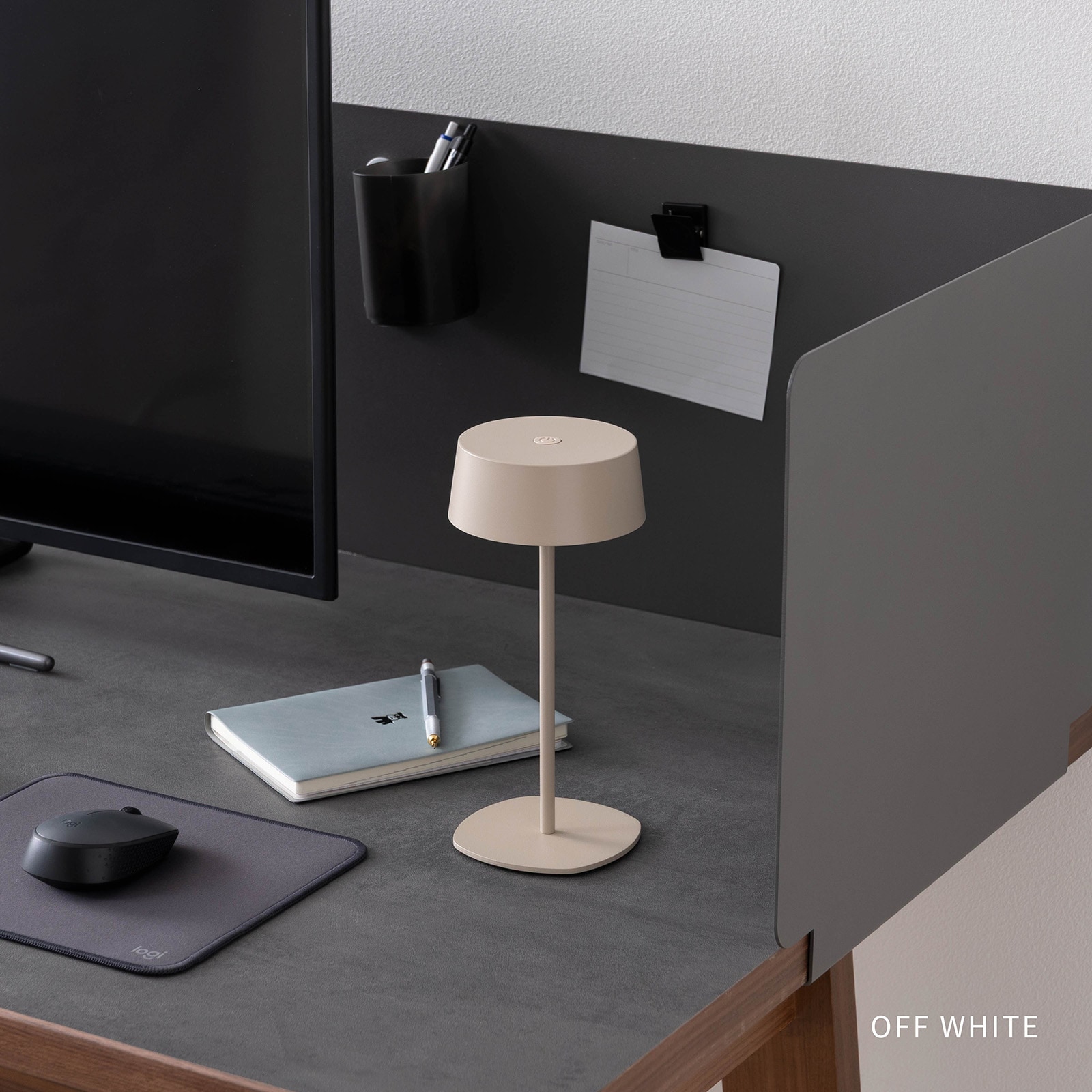 タヴィ 01 ｜ 無段階調光 コードレス USB充電 IP44 LED デスクランプ 照明 画像15