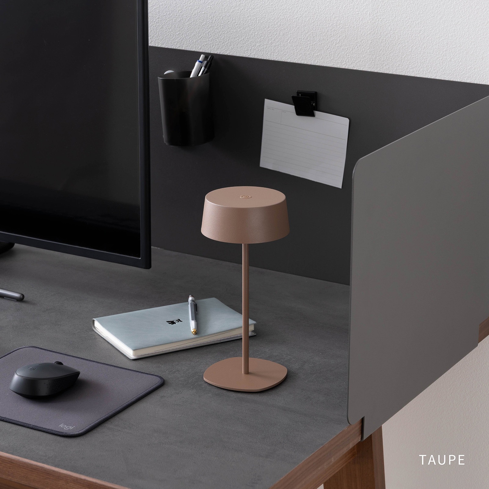 タヴィ 01 ｜ 無段階調光 コードレス USB充電 IP44 LED デスクランプ 照明 画像16