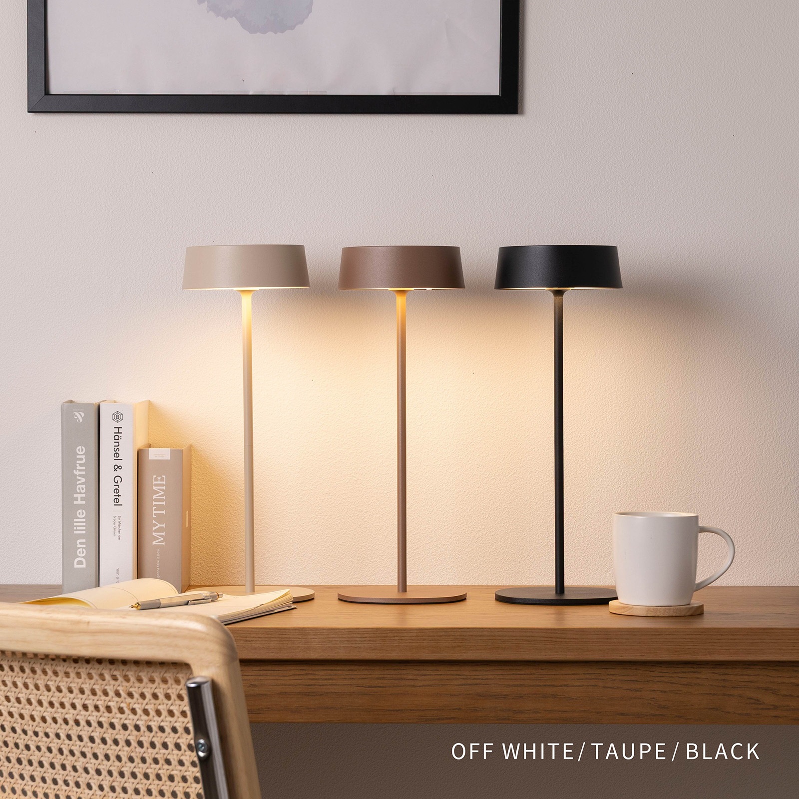 タヴィ 02 ｜ 無段階調光 コードレス USB充電 IP54 LED デスクランプ 照明 画像14