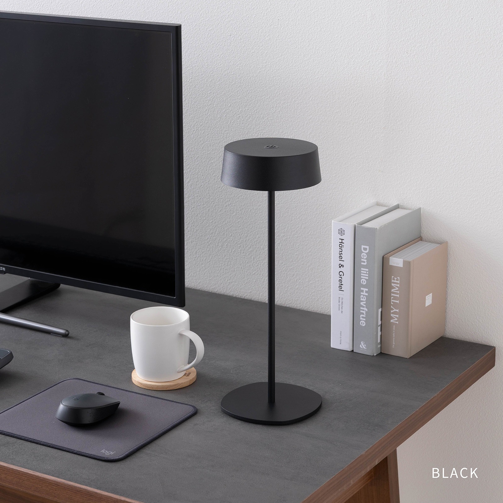 タヴィ 02 ｜ 無段階調光 コードレス USB充電 IP54 LED デスクランプ 照明 画像15