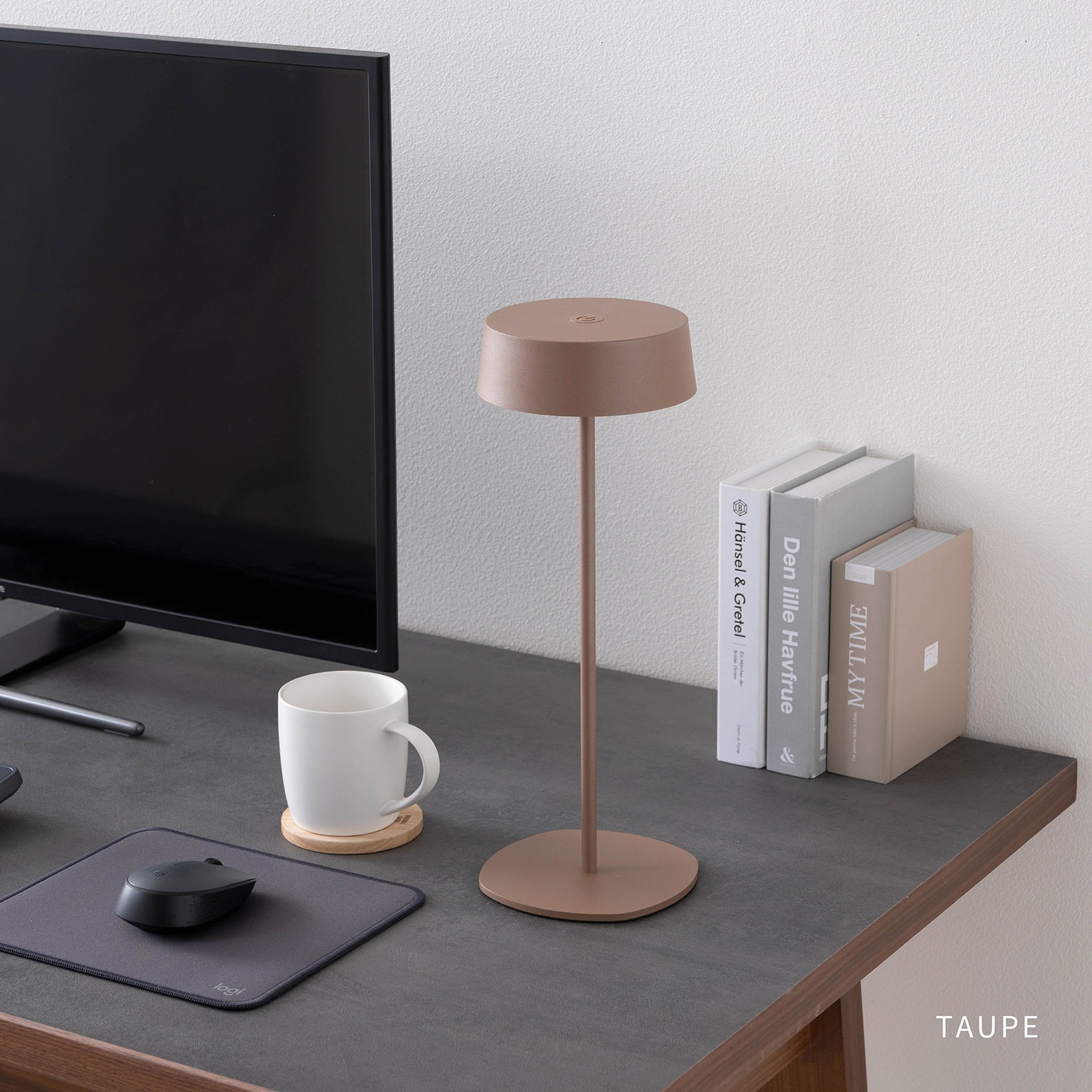 タヴィ 02 ｜ 無段階調光 コードレス USB充電 IP54 LED デスクランプ 照明 画像17