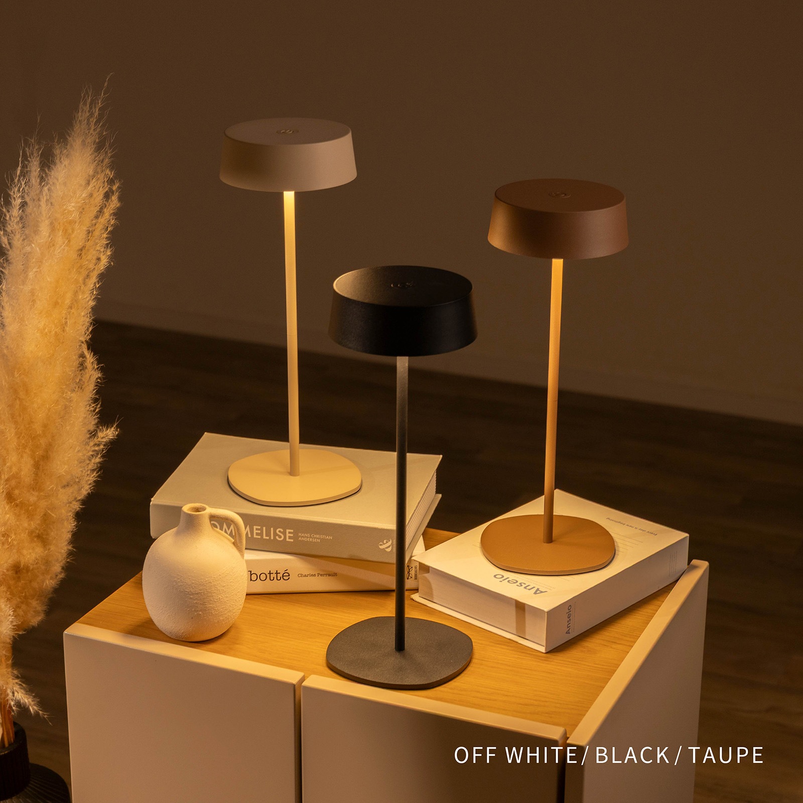 タヴィ 02 ｜ 無段階調光 コードレス USB充電 IP54 LED デスクランプ 照明 画像19