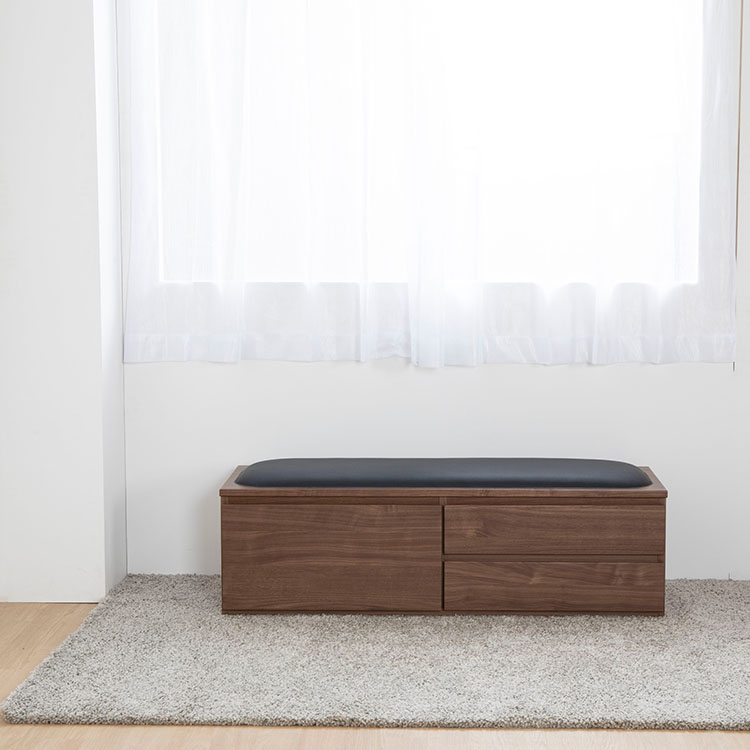 ［幅120/座面高39］ MY ｜ 収納 チェストベンチ