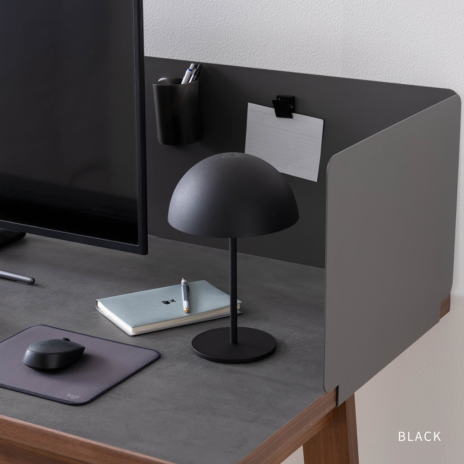 ドーム ｜ 無段階調光 コードレス USB充電 IP44 LED デスクランプ 照明 画像14