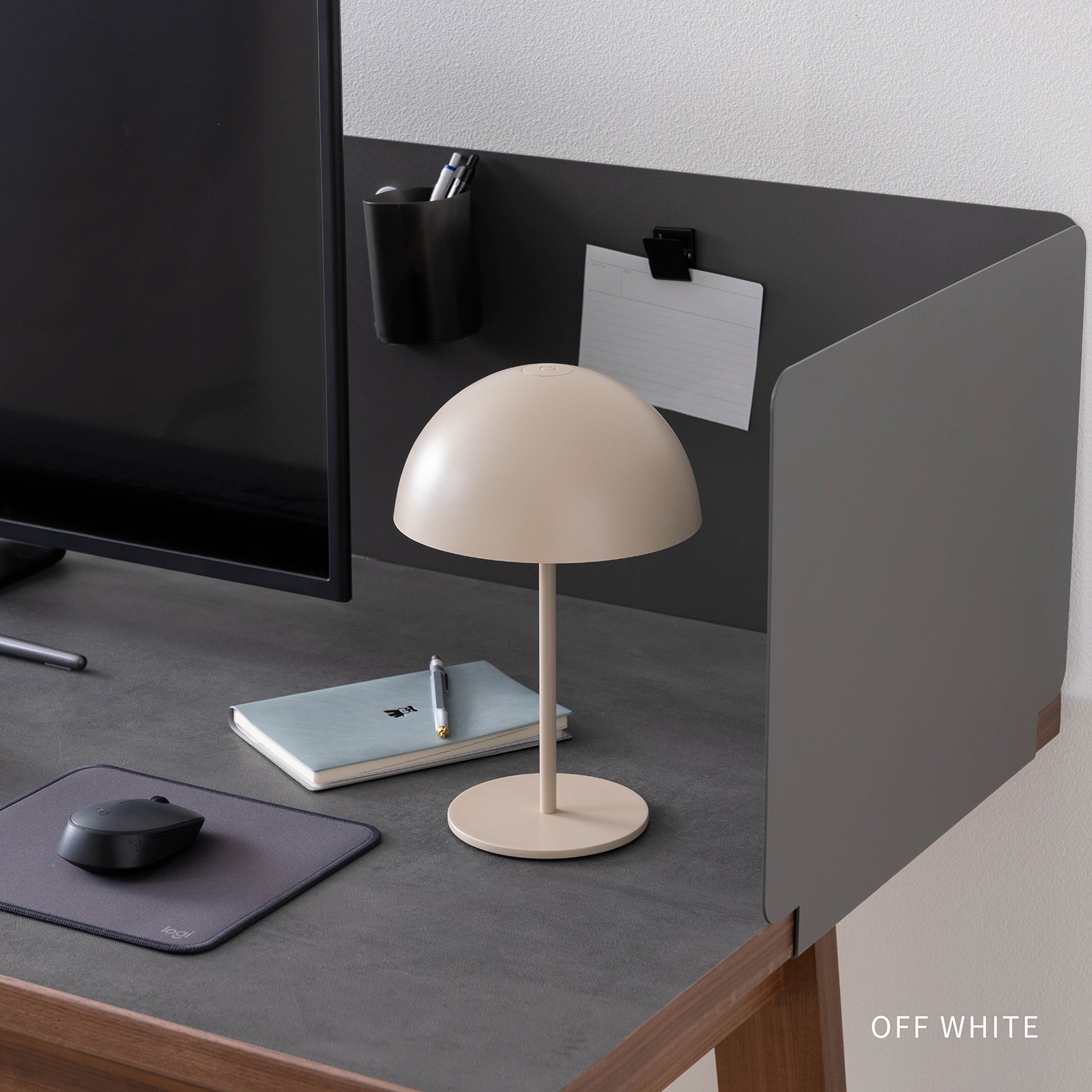 ドーム ｜ 無段階調光 コードレス USB充電 IP44 LED デスクランプ 照明 画像15