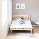 ［ダブル］ モイスト ｜ ひのき 無垢材 ベッド すのこベッド ヘッドボード付き 桐製すのこ 【在庫限り品】