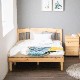 ［ダブル］ モイスト ｜ ひのき 無垢材 ベッド すのこベッド ヘッドボード付き 桐製すのこ 【在庫限り品】