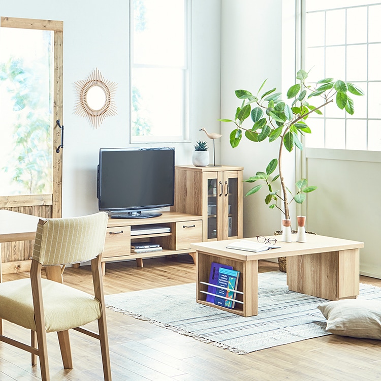 テレビ台 ピンクダイヤ テレビボード テレビ台 105㎝ コンパクト ホワイト｜タック
