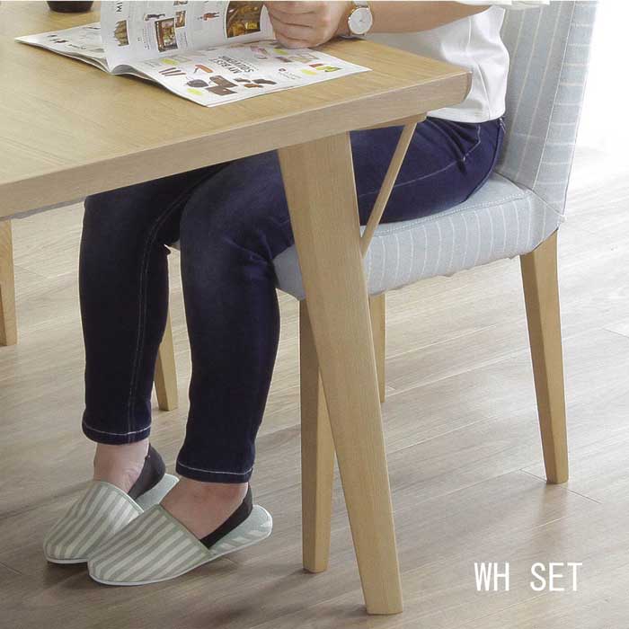 【3点セット】 MY | ブランチテーブル 2人掛け 北欧 ダイニングチェア ファブリック ダイニングセット