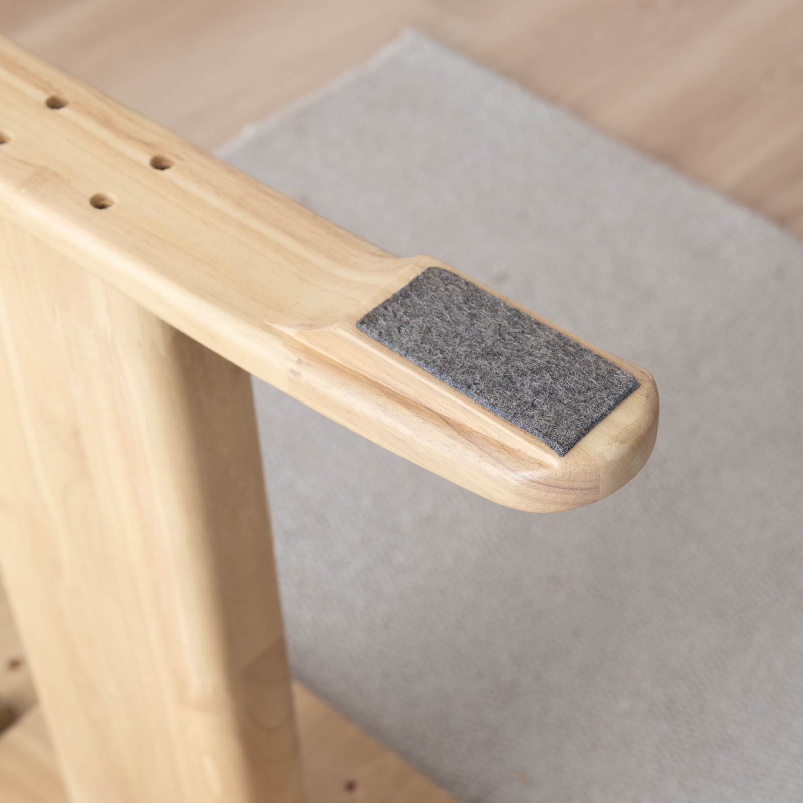 【5点セット】 ダイニングセット 洗えるカバー テーブル ベンチ 2本脚 オーク 無垢材