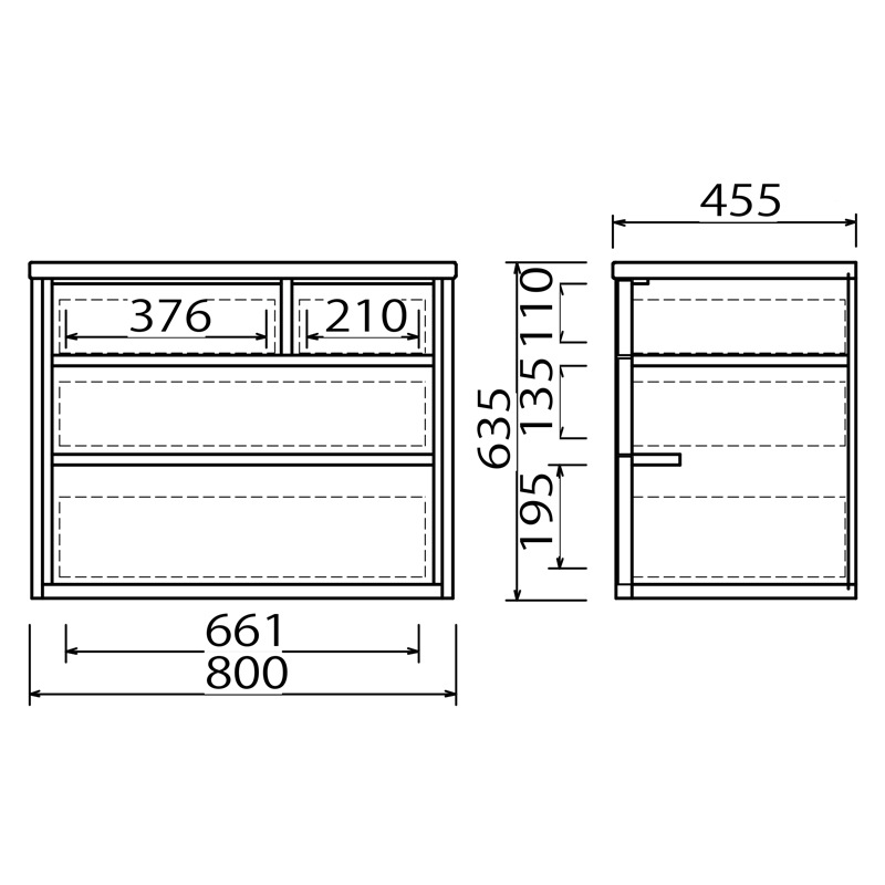 ［幅80］グラト | チェスト タンス ローチェスト 収納棚 ウォールナット 天然木