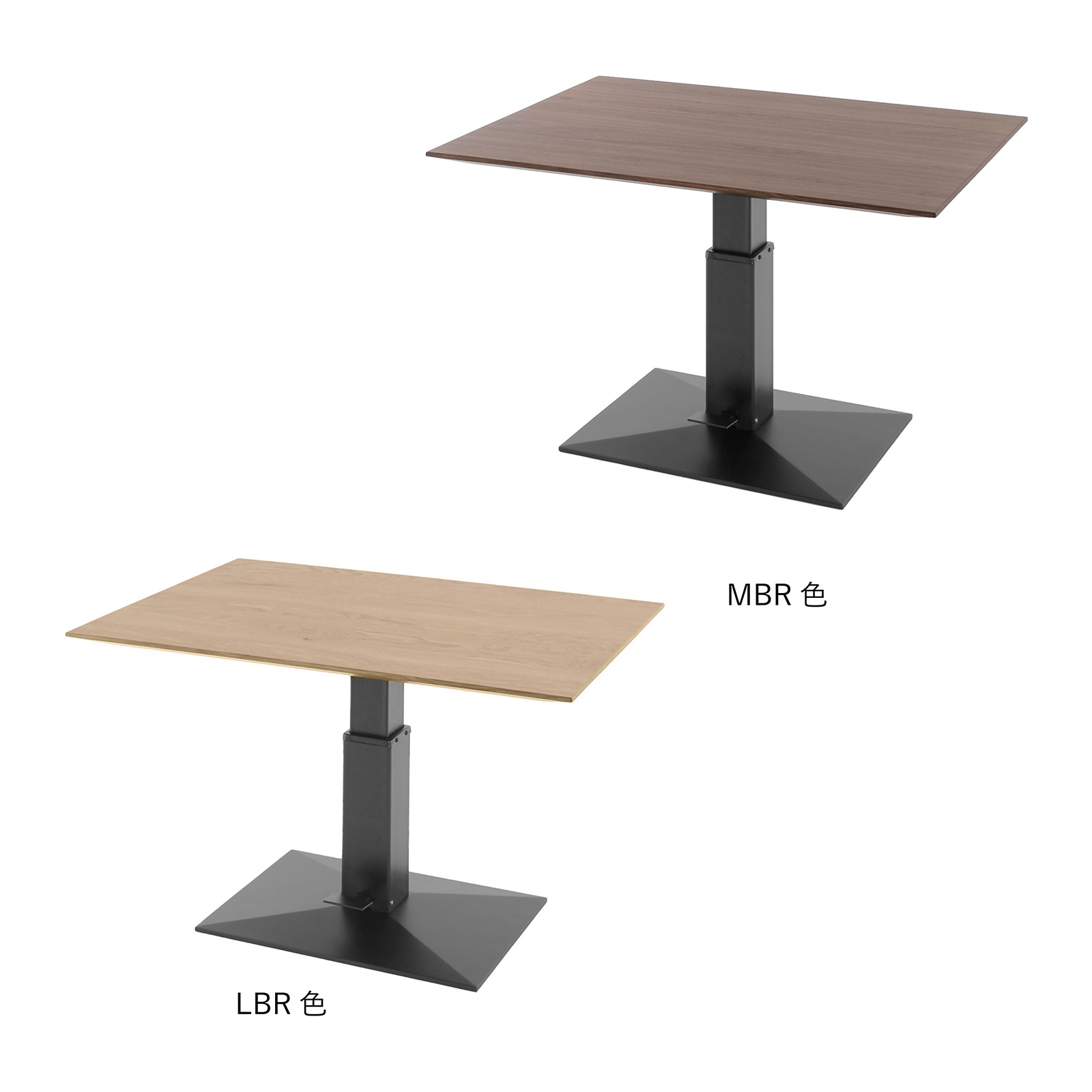 ［幅120］ ネスト ｜ アイアン脚 昇降式 リビングテーブル ローテーブル センターテーブル