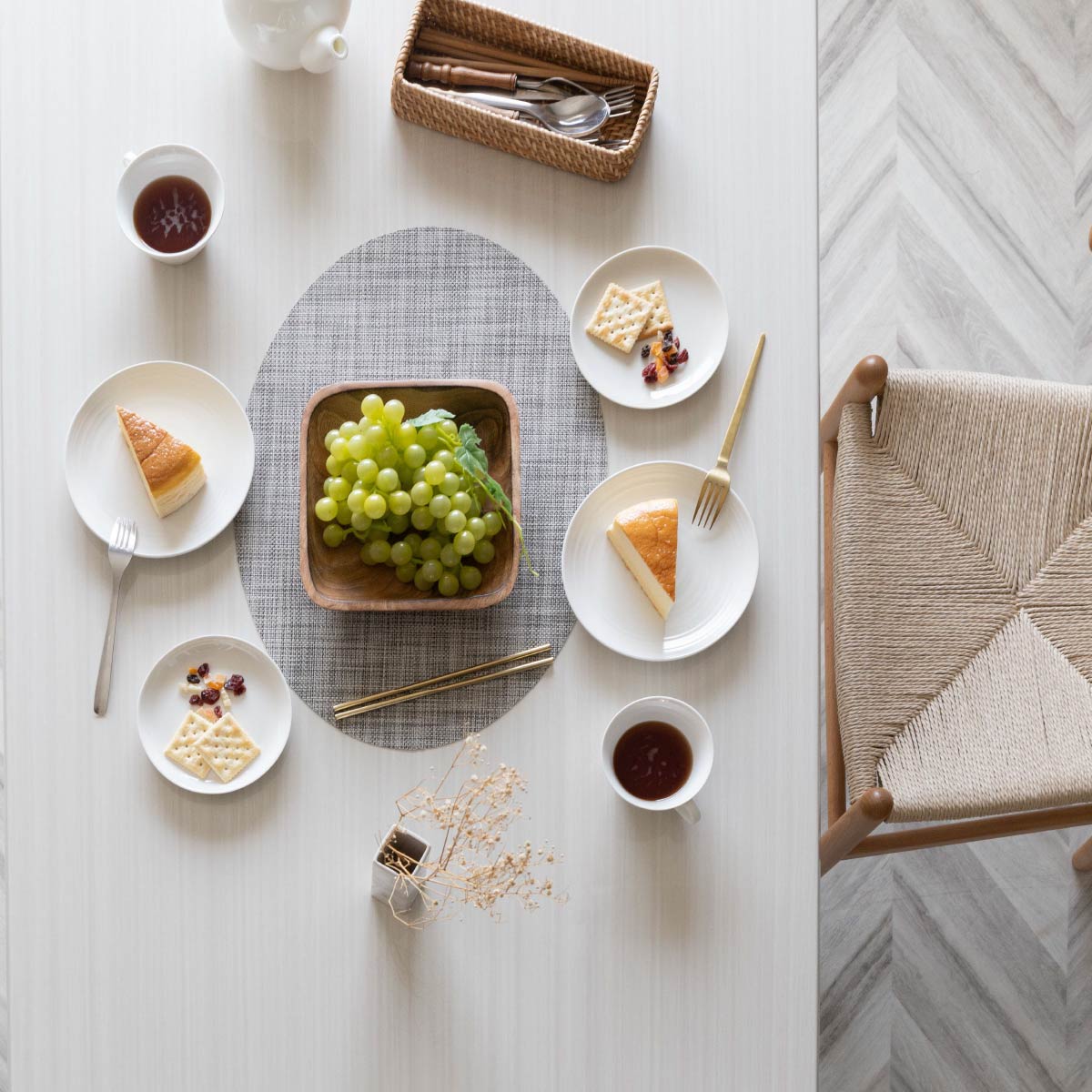 【4点セット】 MY | ダイニングテーブル UV塗装 鏡面 4人掛け ハイバックチェア ベンチ ダイニングセット