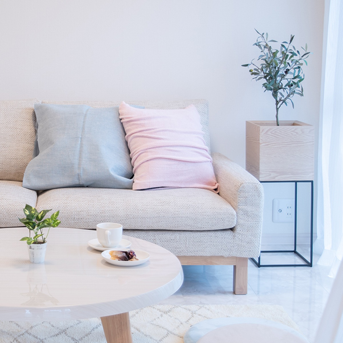 [幅25/奥行25/高さ65] フラワーポット 鉢カバー プランター アイアン ウォールナット オーク 天然木 OT-L1