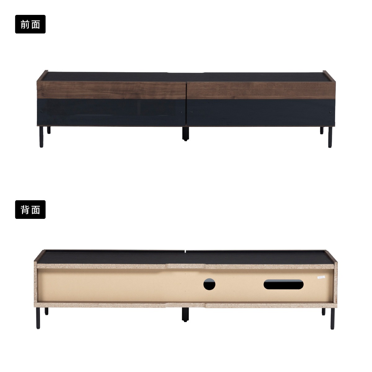 ［幅150］ ファリーニ ｜ 脚付き テレビ台 ローボード 【在庫限り品】