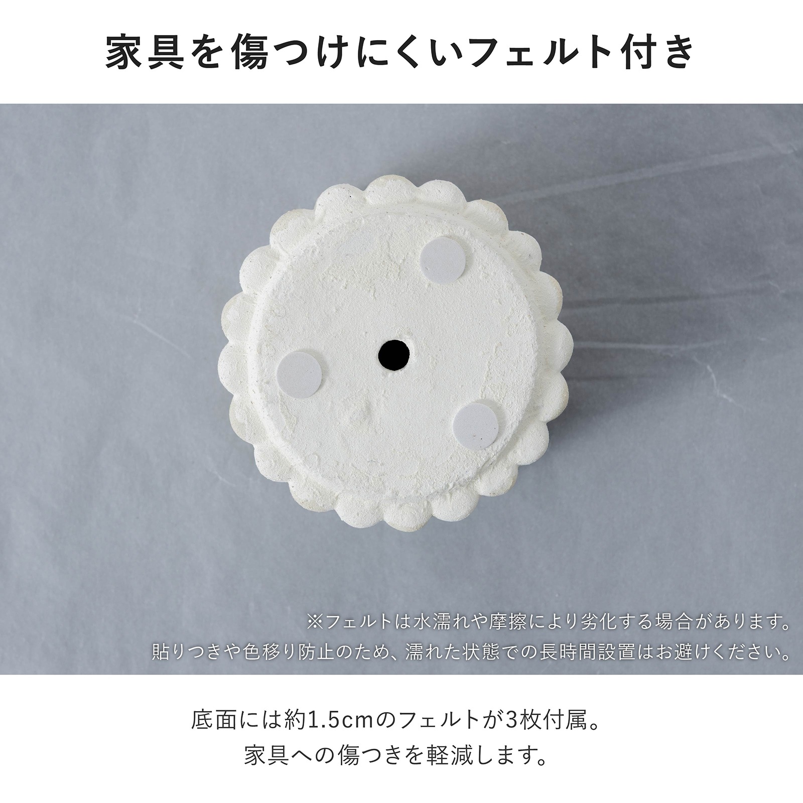 ヌノ ｜ 3号 4号 観葉植物 フェイクグリーン フラワーポッド プランター 植木鉢 画像10