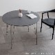 ［幅100］ LEGO ｜ メラミン化粧板 ステンレス・アイアン脚 丸テーブル ダイニングテーブル