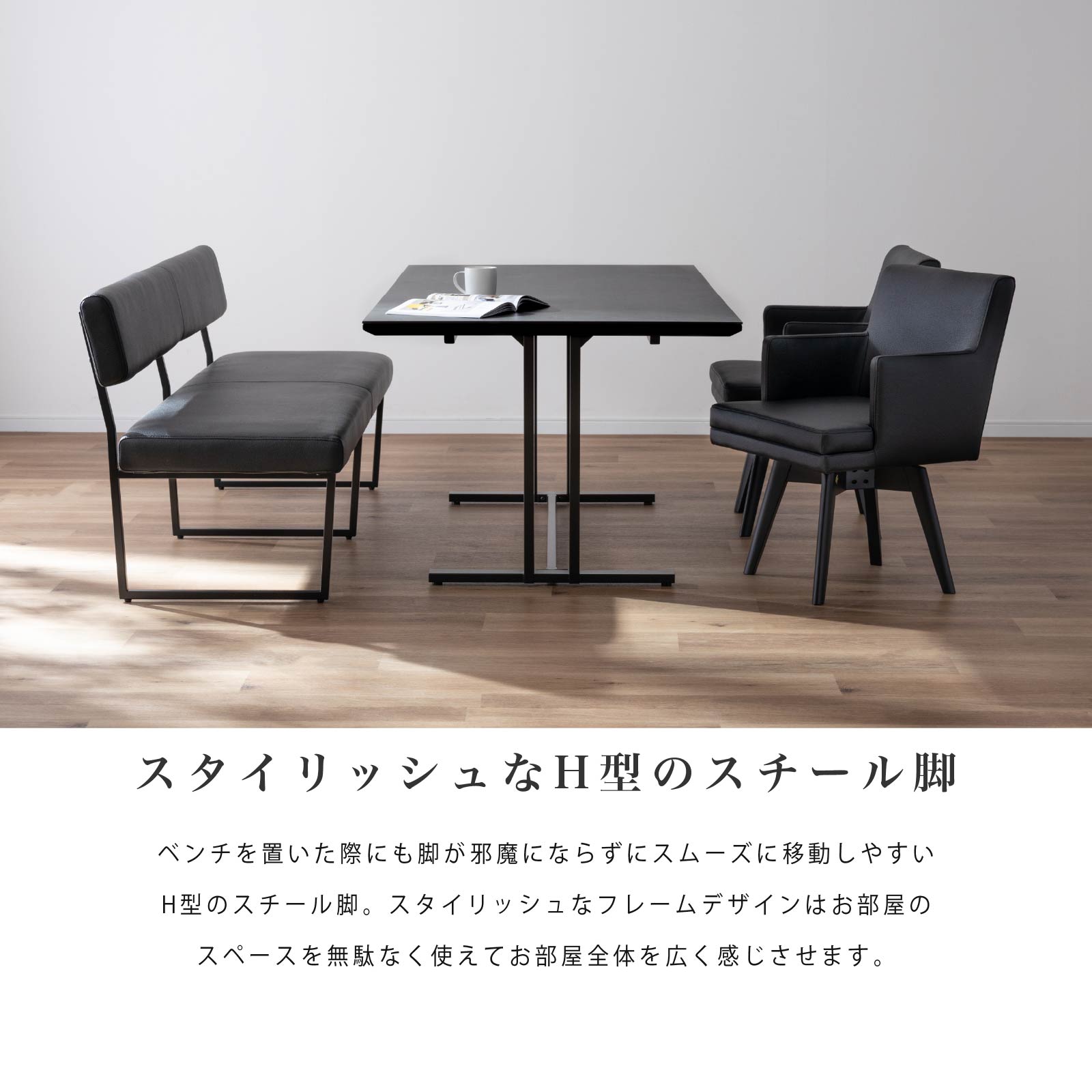 【KIRA】セラミック ダイニングテーブル (幅180cm)グレー 幅180］ セラミック ダイニングテーブル グレー テーブル 180cm
