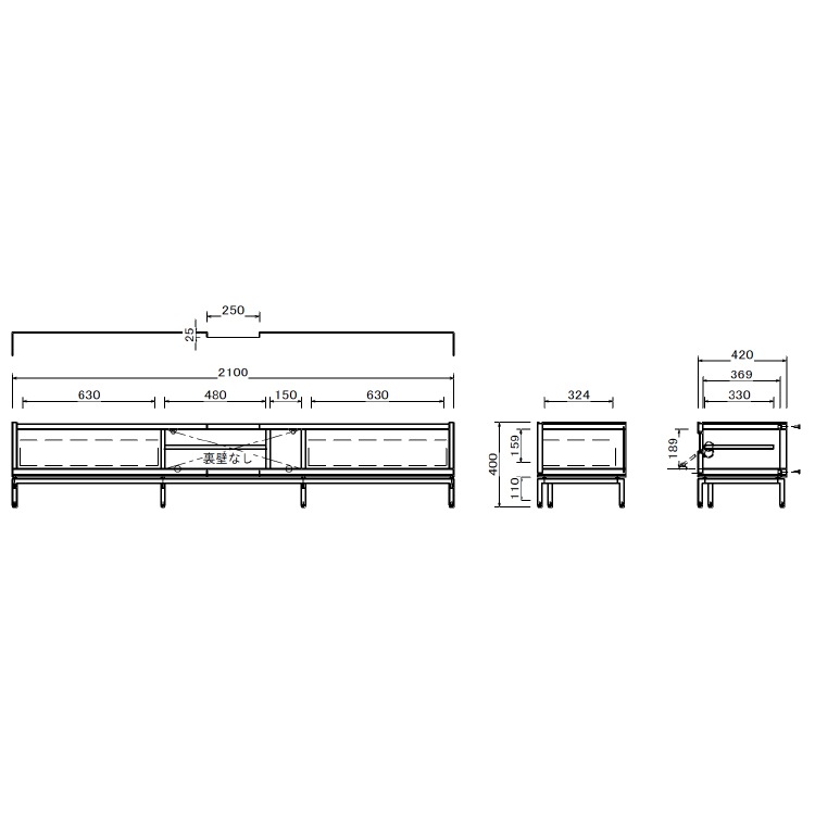 ［幅210］リノ | テレビボード リビングボード セラミック調 ウォールナット スチール脚 テレビ台【壁掛けパネル金具付き】