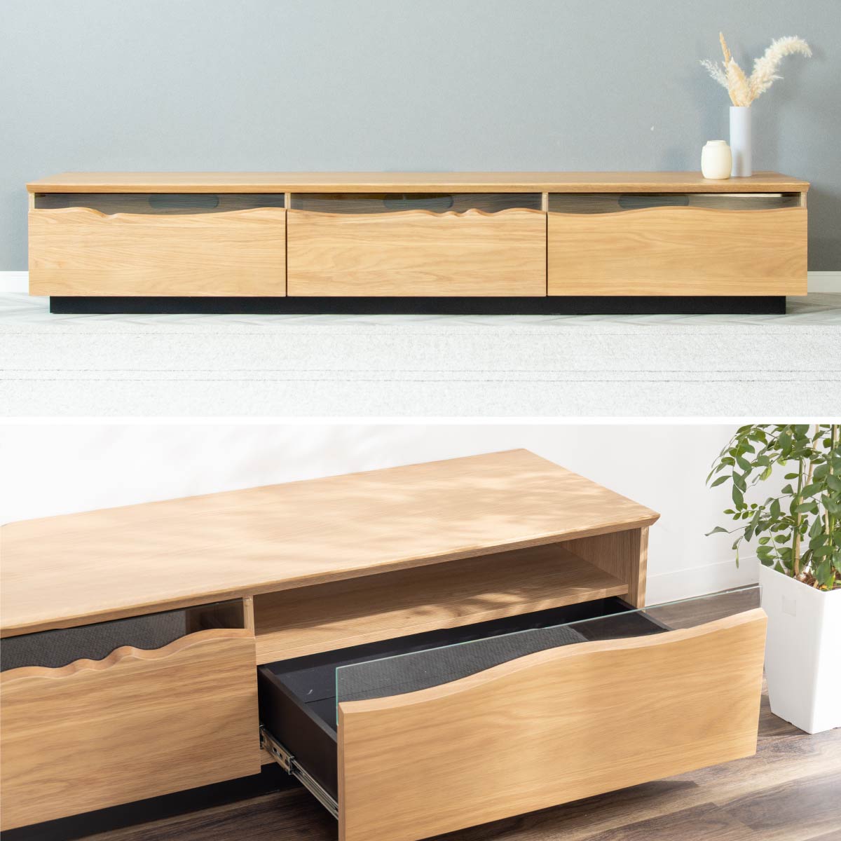 【開梱設置付き】 ［幅200］ マジョリナ ｜ テレビ台 ローボード