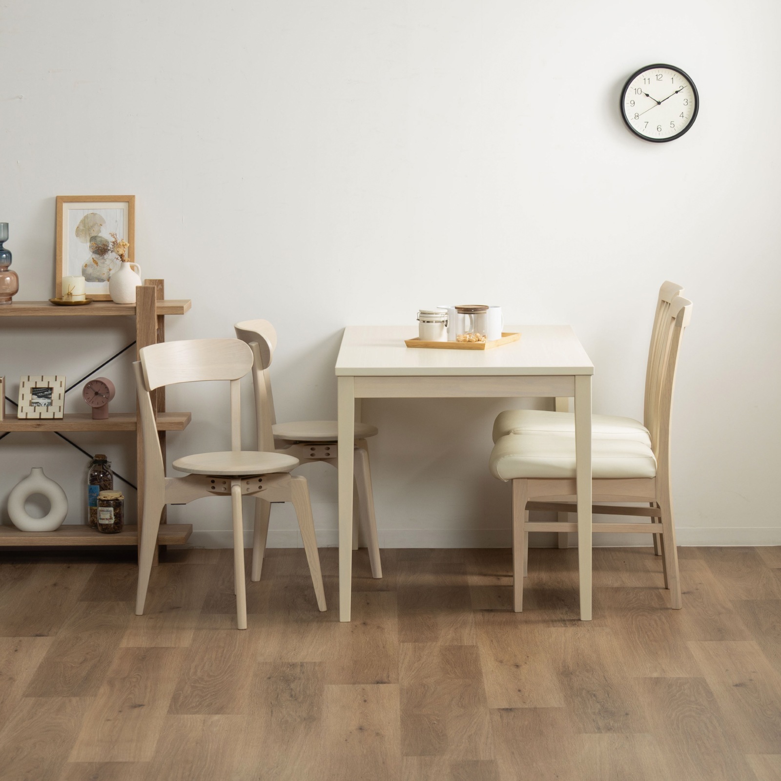 ［幅120］ サルビー ｜ メラミン化粧板 ダイニングテーブル グレージュ