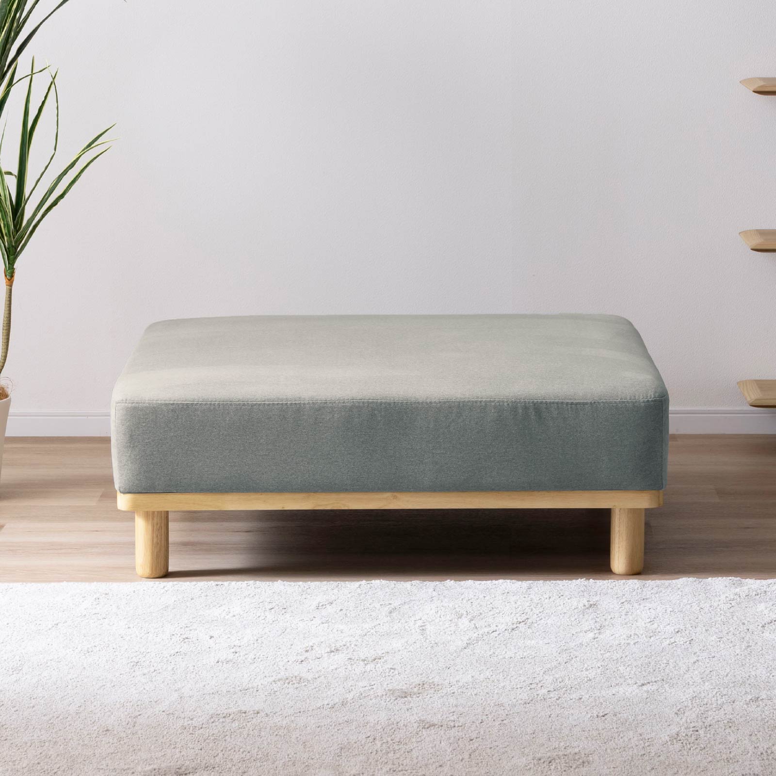 ［幅100］ MU-01 ｜ 1人掛け 組み合わせ自由 ユニットソファ 高機能生地 お子様 ペット ローソファ