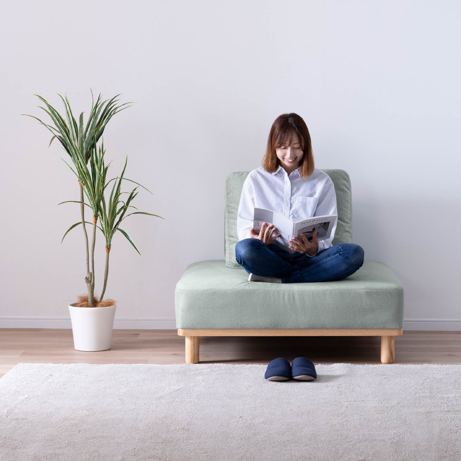 ［幅100］ MU-01 ｜ 1人掛け 組み合わせ自由 ユニットソファ 高機能生地 お子様 ペット ローソファ