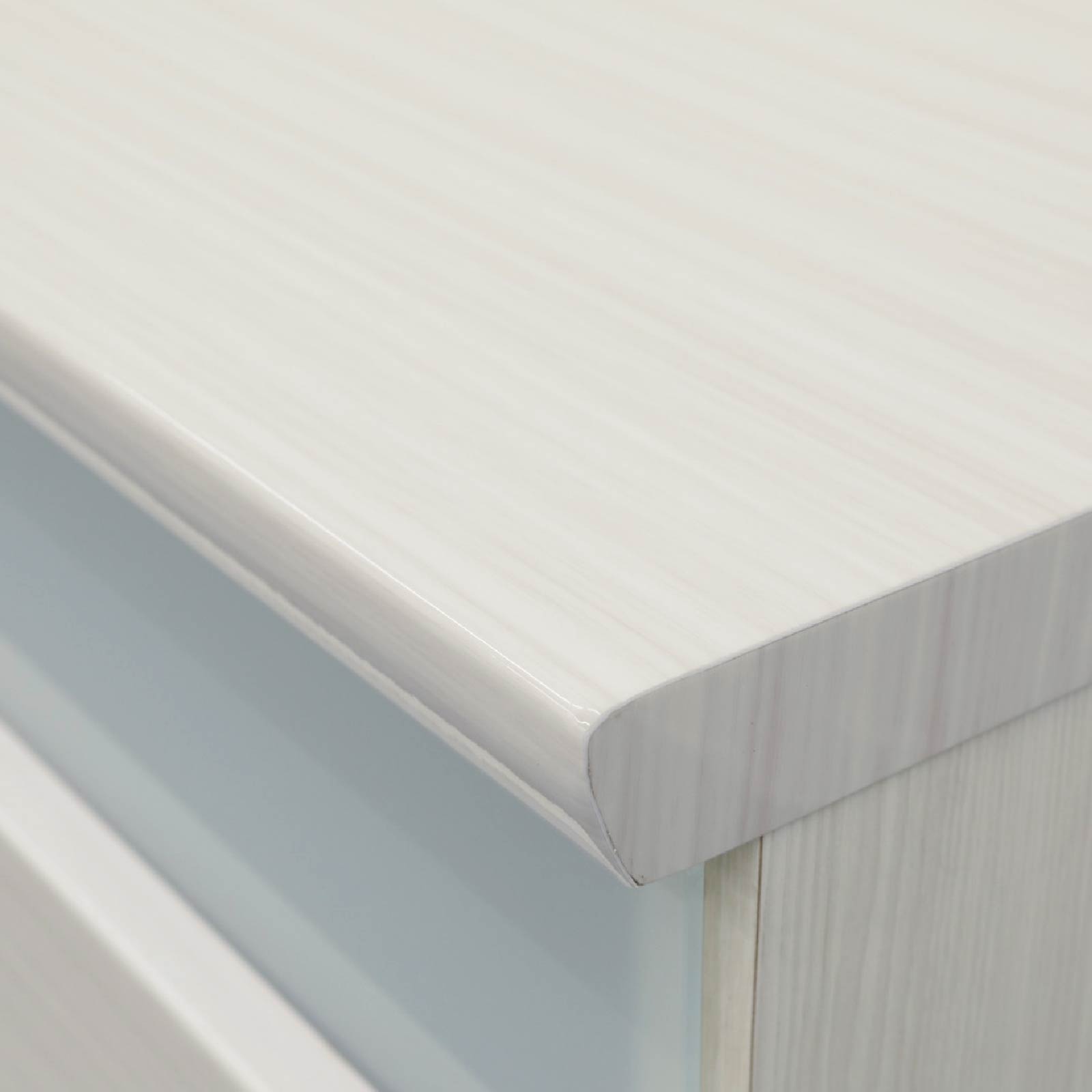 ［幅90］ デミオ ｜ ハイグロス テレビ台 ローボード 白木目