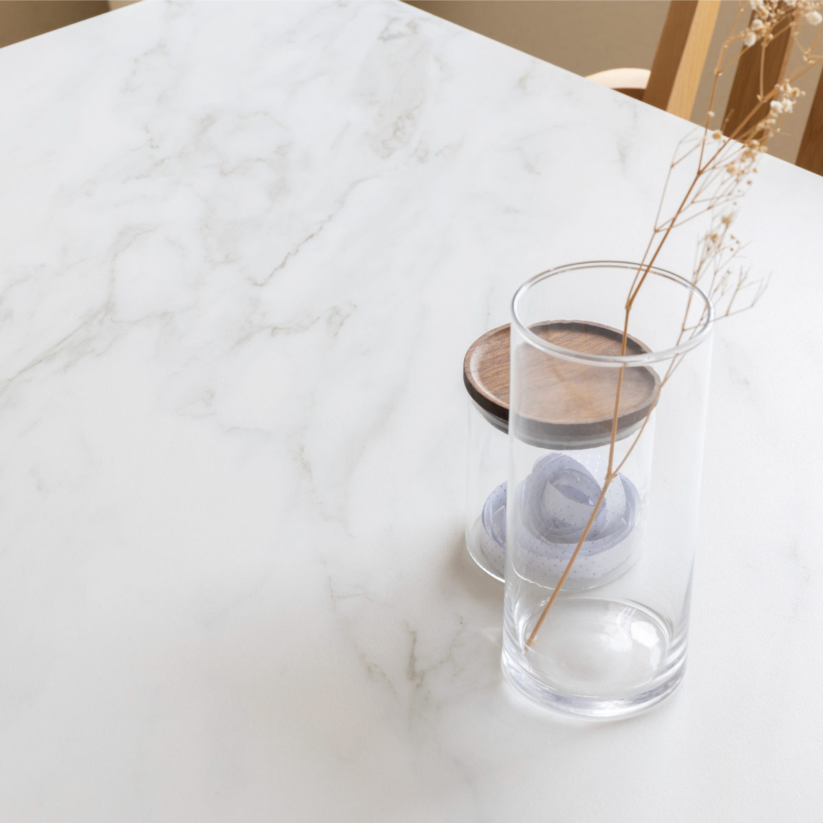 ［幅180］ セラミック ダイニングテーブル 石目柄 木脚【ご注文後10営業日前後で発送/納期指定不可】