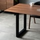 ［幅140］ ラパス ｜ ダイニングテーブル スクエア脚 二本脚 【在庫限り品】