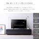 ［幅180/高さ41］ブロッケン | セラミック調 テレビボード テレビ台 黒 リビングボードのサムネイル14