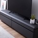 ［幅180/高さ41］ブロッケン | セラミック調 テレビボード テレビ台 黒 リビングボードのサムネイル20
