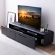 ［幅180/高さ41］ブロッケン | セラミック調 テレビボード テレビ台 黒 リビングボードのサムネイル24