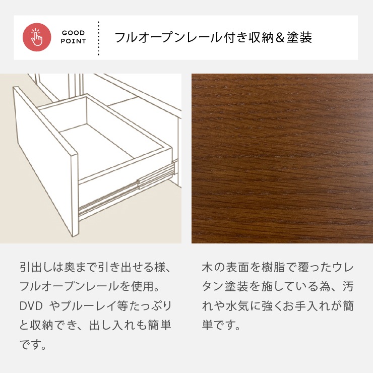 ［幅120］イーリス | テレビボード ウォールナット テレビ台 ローボード モザイクタイル 格子 リビングボード