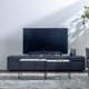 ［幅210/高さ41］ブロッケン | セラミック調 テレビボード テレビ台 黒 リビングボード