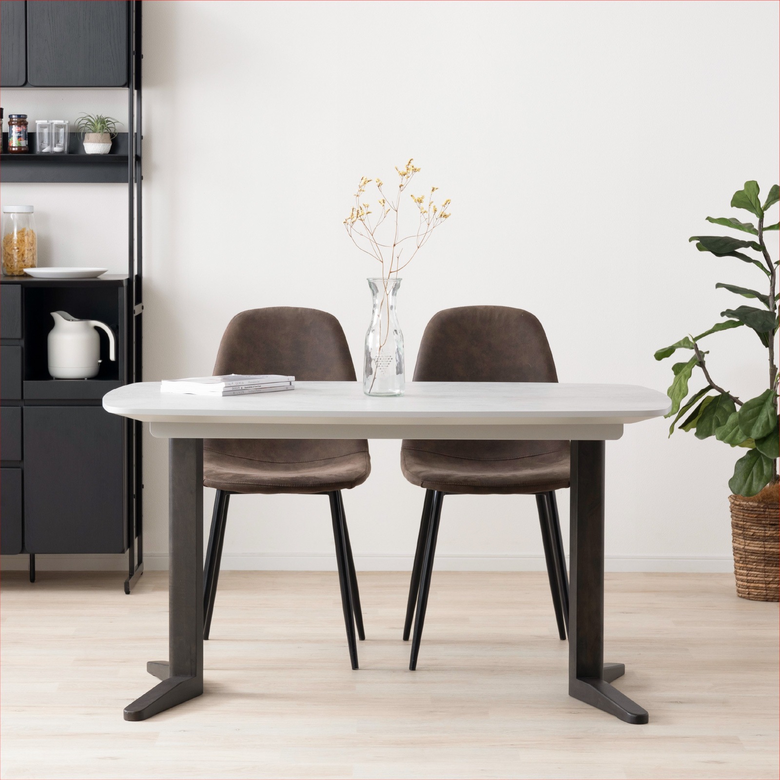 ［幅130］ レクサンド ｜ メラミン化粧板 ダイニングテーブル