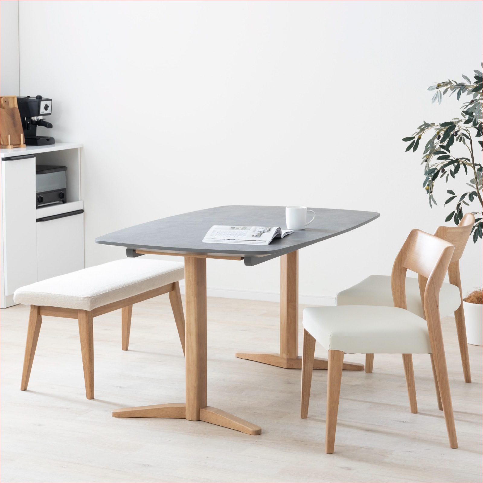 ［幅130］ レクサンド ｜ メラミン化粧板 ダイニングテーブル