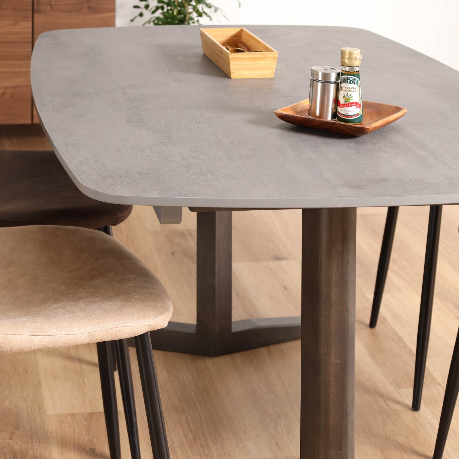 ［幅130］ レクサンド ｜ メラミン化粧板 ダイニングテーブル