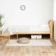 ［S/SD/D］ ムーラ ｜ ヒノキ ベッドフレーム すのこベッド 宮棚 ひのき無垢材 シングル セミダブル ダブル ベッドのサムネイル25